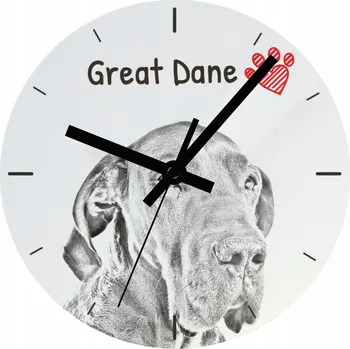 Hodiny Nástěnné hodiny Art-Dog bílé 20 cm