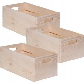 Úložný box Krabička Úložný Box / Organizér do Dětské Skříně s CERTIFIKÁTEM 30x20cm, 3 ks