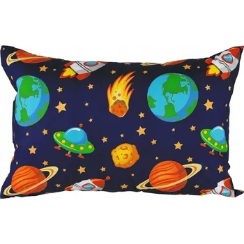 Prostěradlo Povlak 50 x 60 polštáře Supreme Style VESMÍRNÉ PLANETY SLUNEČNÍ SOUSTAVA