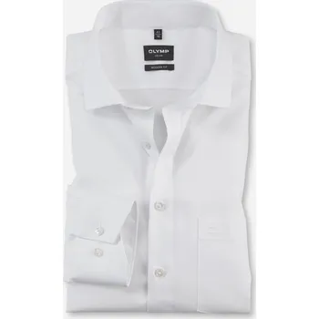 Pánská košile Olymp Luxor Modern Fit společenská košile 126064 00 Bílá 40