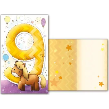 Přání k 9. narozeninám mM33-099T