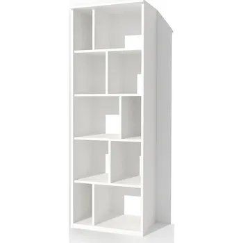 Šatní skříň Nabytekmorava Policová skříň Alfa 171 barva lamina: bílá