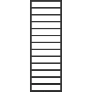 Radiátor Koupelnový radiátor PERTH černá barva, Černá , 40 cm, 70 cm, Středové 50 mm