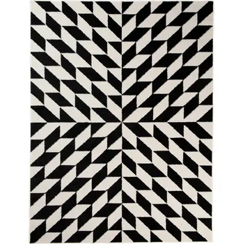 Koberec KOBEREC Maroko 300x400 Metráž Střižený Vlas Geometrický Měkký v19h