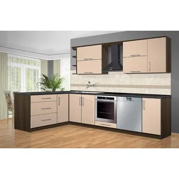 Kuchyňská linka Nabytekmorava Kuchyňská linka BOSTON barevné provedení: OŘECH / KRÉM