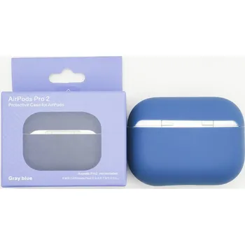 Příslušenství pro sluchátka Jednobarevný obal pro AirPods PRO / 2 PRO Barva: Gray Blue