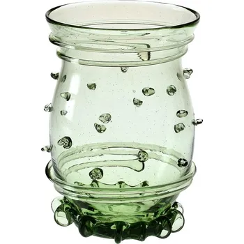 Sklenice Sklářská huť ToMi, Vrbno pod Pradědem Pohár s perličkami a spirálami 0,30 l