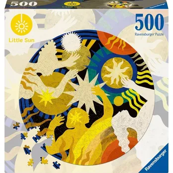 Puzzle RAVENSBURGER Kulaté Little Sun Zapojení se 500 dílků