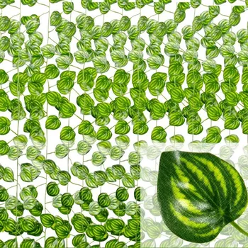 umělá květina UMĚLÝ ZELENÝ BŘEČŤANOVÝ VĚNEC NA DEKORACE