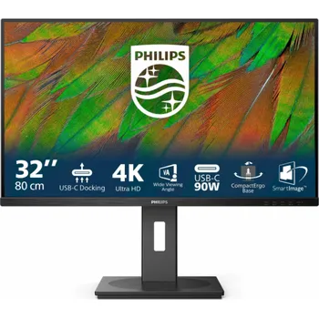Monitor Philips/32B1U3900/31,5"/VA/4K UHD/60Hz/4ms/Black/3R