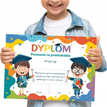 DIPLOM A4 - PRO PŘEDŠKOLÁKA / ŽÁKA - barevný diplom do školky / školy