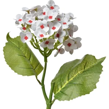 umělá květina Dekorace umělá květina s bílými květy - 19*10*37 cm