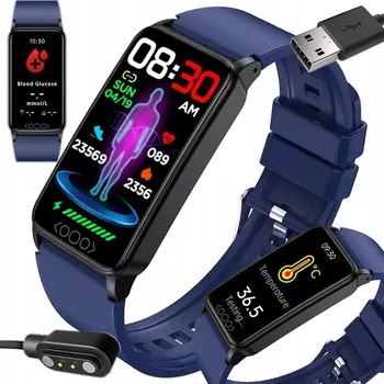 Chytré hodinky Chytré Hodinky Smart-Trend CHYTRÉ HODINKY HEALT GLUKOMETR 719 modrý