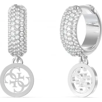 Módní doplněk Guess Stylové kruhy Crazy Earrings JUBE03301JWRHT/U + 2 měsíce na vrácení zboží