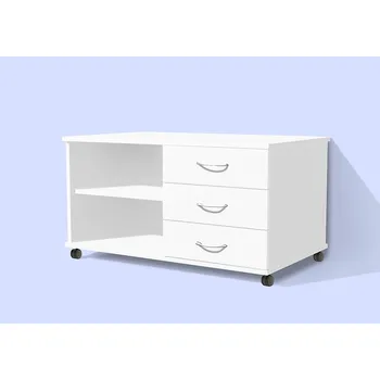 Šatní skříň Nabytekmorava Kancelářský kontejner Alfa 58 barva lamina: bílá