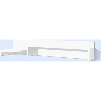 Šatní skříň Nabytekmorava Nástavec na pracovní stůl Alfa 108 barva lamina: bílá