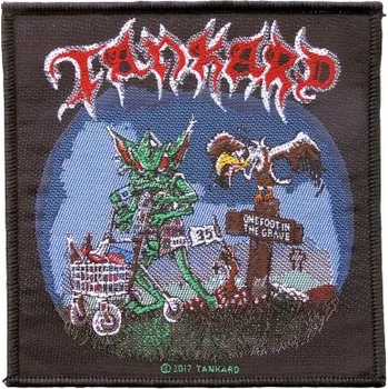 Nášivka Nášivka s motivem knih, komiksů a heavy metalu