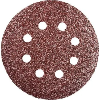 Brusný kotouč Brusný výsek 125mm s otvory Z 40 se suchým zipem balení 10 kusů Konner TO-08574