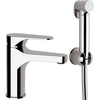 Vodovodní baterie Bidetová stojánková baterie FONTI 10SHW08 - nikl broušený BAREL10SHW08 + slevový kód, + prodloužená záruka