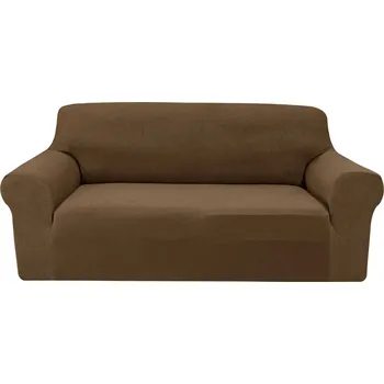 Napínací potah Textilomanie Napínací potah na 2místnou sedačku MONDO Hnědá