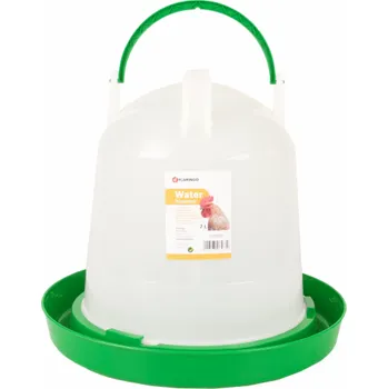 Pro ptáka Flamingo Twist Napáječka pro drůbež kulatá zelená/bílá 7l
