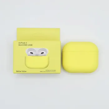 Příslušenství pro sluchátka Jednobarevný obal pro AirPods 3 Barva: Mellow Yellow