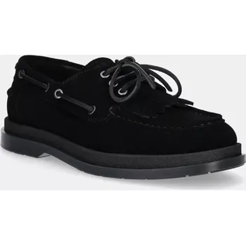 Dámské mokasíny Semišové mokasíny HUGO Chaol pánské, černá barva, 50536224 50536224.001 99X, EUR 42