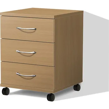 Šatní skříň Nabytekmorava Kontejner pod stůl Alfa 61 barva lamina: buk