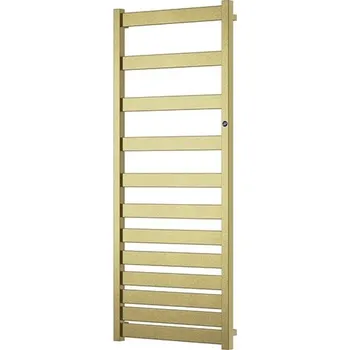 Radiátor Koupelnový radiátor BELTI zlatá barva, Zlatá, 40 cm, 120 cm, Klasické (na rozteč)