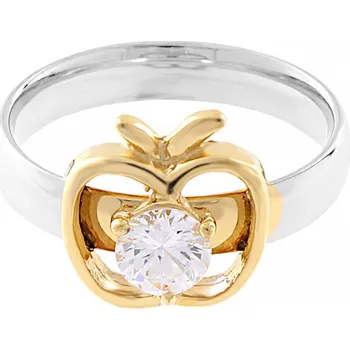Prsten Nerezový prsten Golden Apple (velikost 52) - stříbrnozlaté barvy - SRI.6783.. size 52