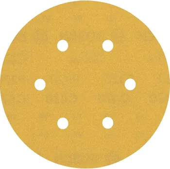 Brusný papír BOSCH Brusné papíry EXPERT C470 s&nbsp;6&nbsp;otvory pro excentrické brusky 150&nbsp;mm, P320, 50&nbsp;ks 2608900924 free_store_pickup