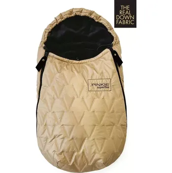 Fusak PINKIE péřový zimní fusak Superfine Vee Sand 0-12 měs