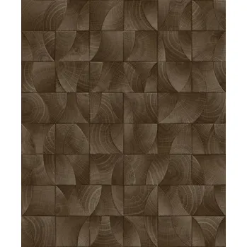 Tapeta Zambaiti Parati Luxusní vliesová tapeta na zeď, hnědá, imitace dřeva, Z57732, Architexture 2, Zambaiti Parati, velikost 10,05 x 0,53 m