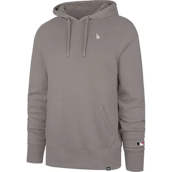 Pánská mikina 47 Brand Pánská mikina Los Angeles Dodgers MLB Base Runner LC EMB ’47 BURNSIDE Hood Iris Velikost: XS
