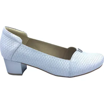 Dámské lodičky Dámské kožené lodičky Kira 2975 stříbrné Velikost: 36 (EU)