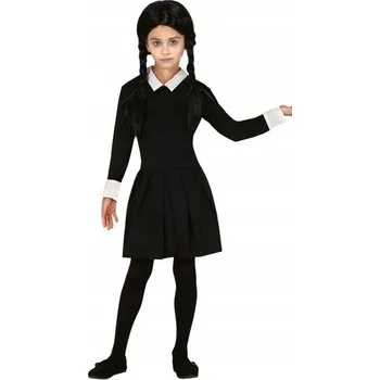Karnevalový kostým Wednesday Addamsová Schoolgirl na Halloween KOSTÝM