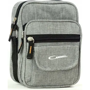 Ledvinka Cambell ledvinka přes rameno, nastavitelný pásek, 2 komory, 1 kapsa, šedá