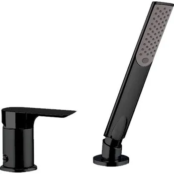 Vodovodní baterie Dvouotvorová vanová baterie ARNO 2714 - černá matná BAREI2714 + slevový kód, + prodloužená záruka