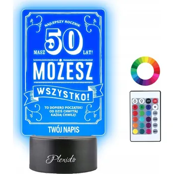 Lampička Plexido vícebarevná Noční lampa