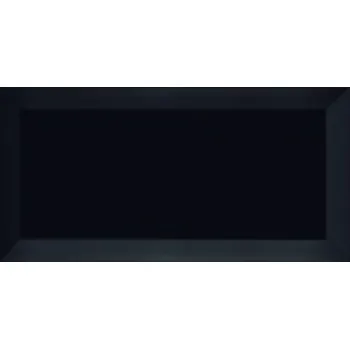 Obklad Obklad Ribesalbes Chic Colors negro bisel 7,5x15 cm mat CHICC1982