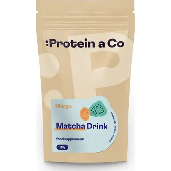 Fitness strava Protein a Co ProteinaCo Matcha Mango drink 100 g