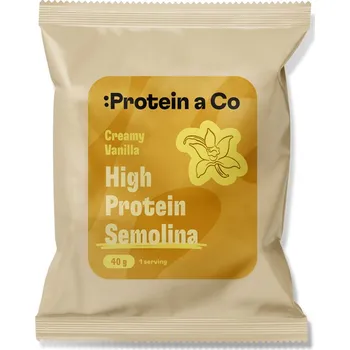 Protein Protein a Co Proteinová krupicová kaše 40 g Příchuť: Creamy vanilla