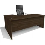 Nabytekmorava Kancelářský rohový stůl Alfa 89 barva lamina: ořech