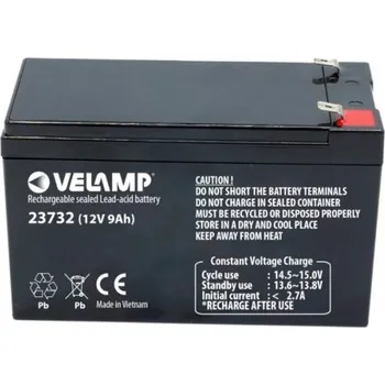Záložní baterie VELAMP 23732 Olověná baterie 12V 9Ah