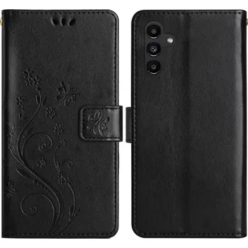 Pouzdro na mobilní telefon Flowers knížkové pouzdro na Samsung Galaxy S25 - černé