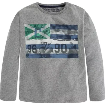 Chlapecké tričko Chlapecké triko dlouhý rukáv Mayoral 7029-39 šedé velikost 128