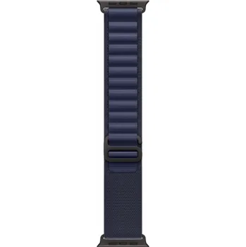 Elektronika Apple Watch 49mm Navy Alpine&nbsp;Loop -&nbsp;Large - Black Titanium Finish