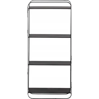 police Kovová police Bloomingville 30 x 11,5 cm černá