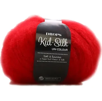 Příze Drops Kid-Silk 14 červená