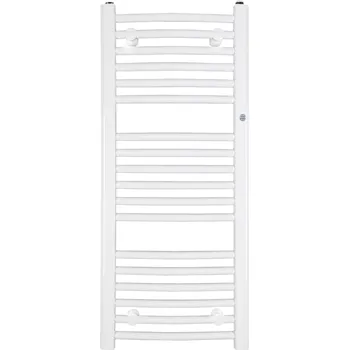 Radiátor Koupelnový radiátor OMEGA R, Bílá, 50 cm, 70 cm, Klasické (na rozteč)